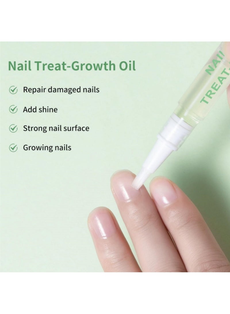 saykfoe Nail Care Solution, Nail Oil Treat Growth-Cuticle Oil Strengthens Nail Cuticles Removes Moisturizes and Nourishes, 5 ml - Image 3